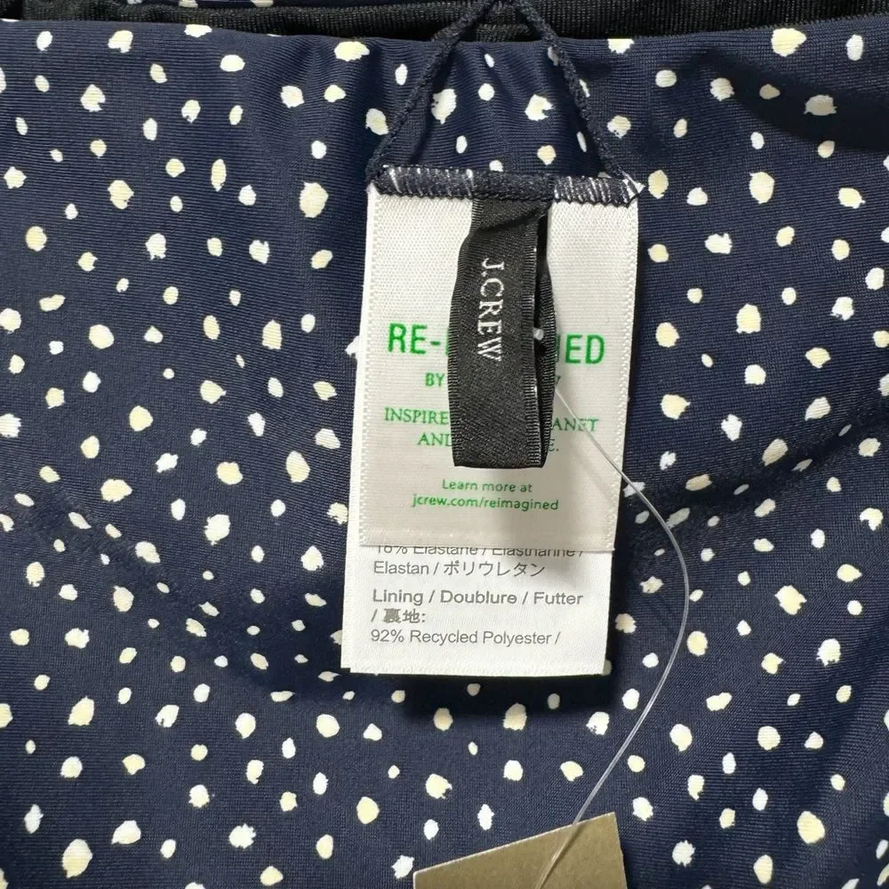 J Crew - Hipster bikini bottom in dot - NWT - Size 3X